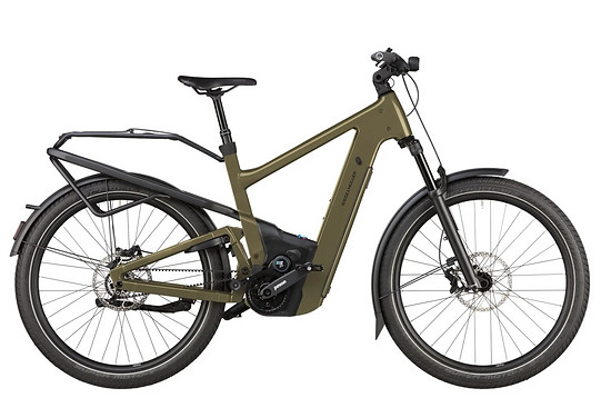 Riese &amp; Müller Delite5 – Hochwertiges SUV-E-Bike mit Pinion E1.12 MGU-Antrieb, 800-Wh-Akku und gefedertem Gepäckträger ab 8.399 € (UVP).