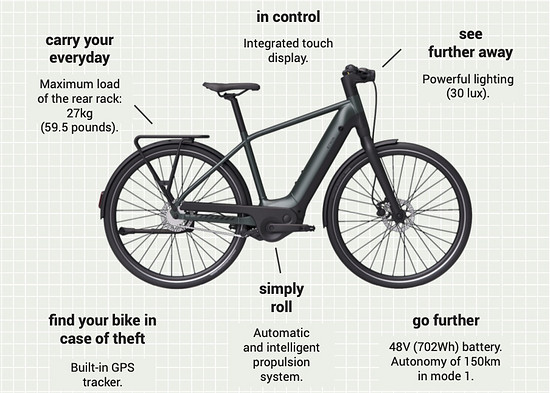 Das neue Konzeptbike von BTWIN soll einem die Radfahrt so leicht wie möglich gestalten.