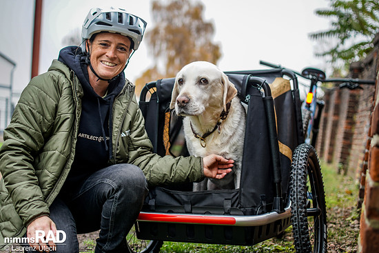 Veolo-Hundeanhänger-Test Nimms-Rad-91