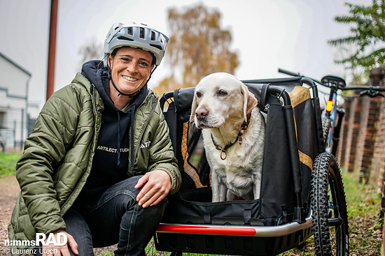 Veolo-Hundeanhänger-Test Nimms-Rad-92