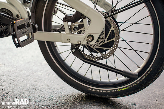 Hydraulische TRP C2.3 Scheibenbremsen bieten hohe Verzögerung und gute Dosierbarkeit.