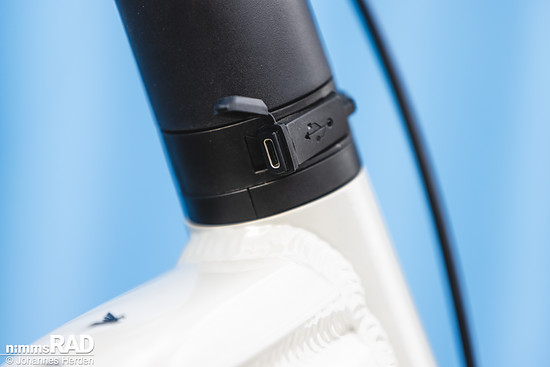 Clever: eine USB-C-Schnittstelle ist auch an Bord.