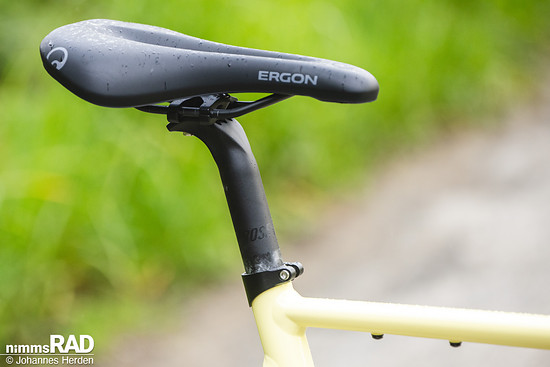 … und Sattel stammen von Ergon.