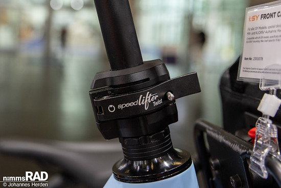Der Speed-Lifter kontrolliert die Cockpit-Höhe.