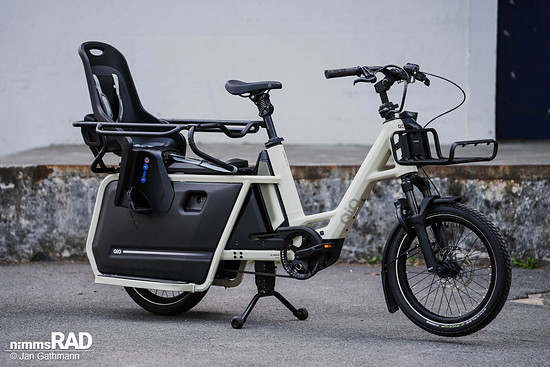 Das QiO Long CLAx ist ein kompaktes Lastenrad mit einer riesigen Optionsvielfalt.
